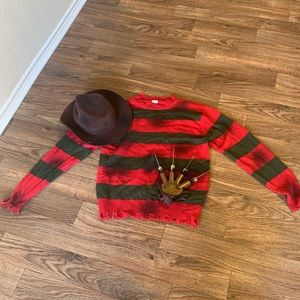 Freddy Krueger Full Costume Set